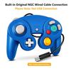 Controle FIOTOK GameCube, Controle Clássico com Fio para Wii Nintendo Gamecube (Vermelho azul)