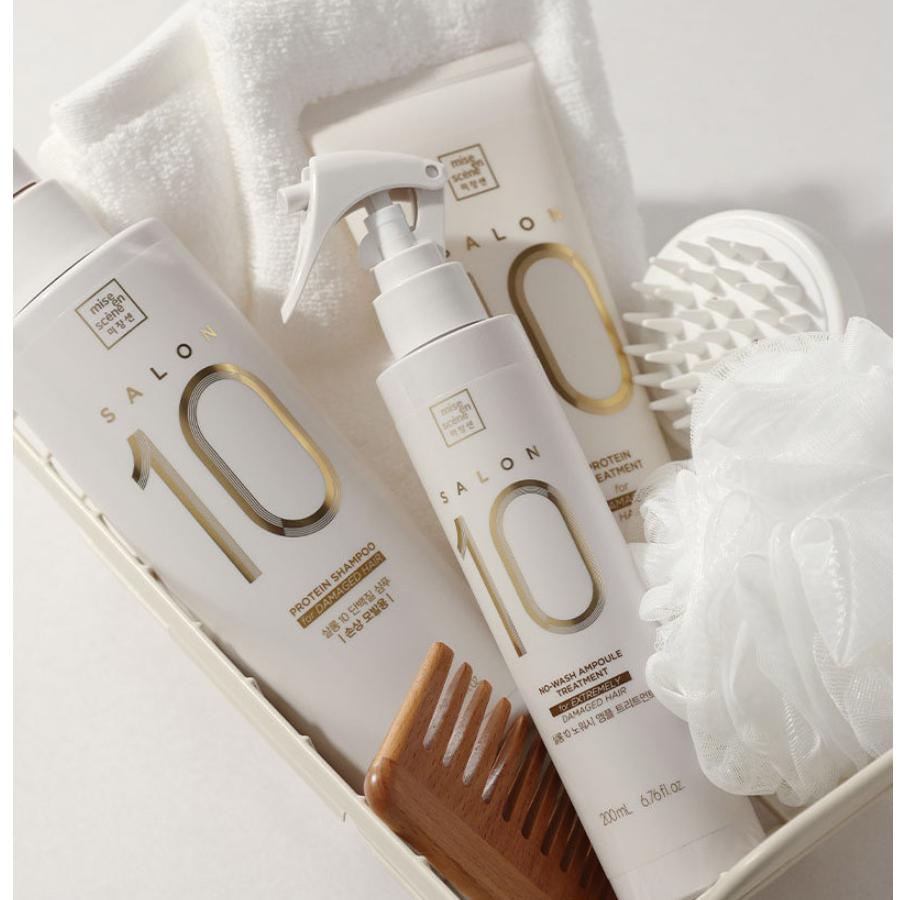 Mise-en-scène Salon 10 Proteinový šampon pro poškozené vlasy 500ml/990ml