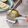 Handlicher Tomatenschneider Zitronenschneider Schneidehilfe Schneidehalter Küchenhelfer