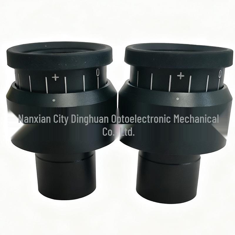 Biological Microscope with WF10X High Eyepoint Wide-Angle Eyepiece, 22MM FoV, 23.2MM Interface, Field of View Adjustable.