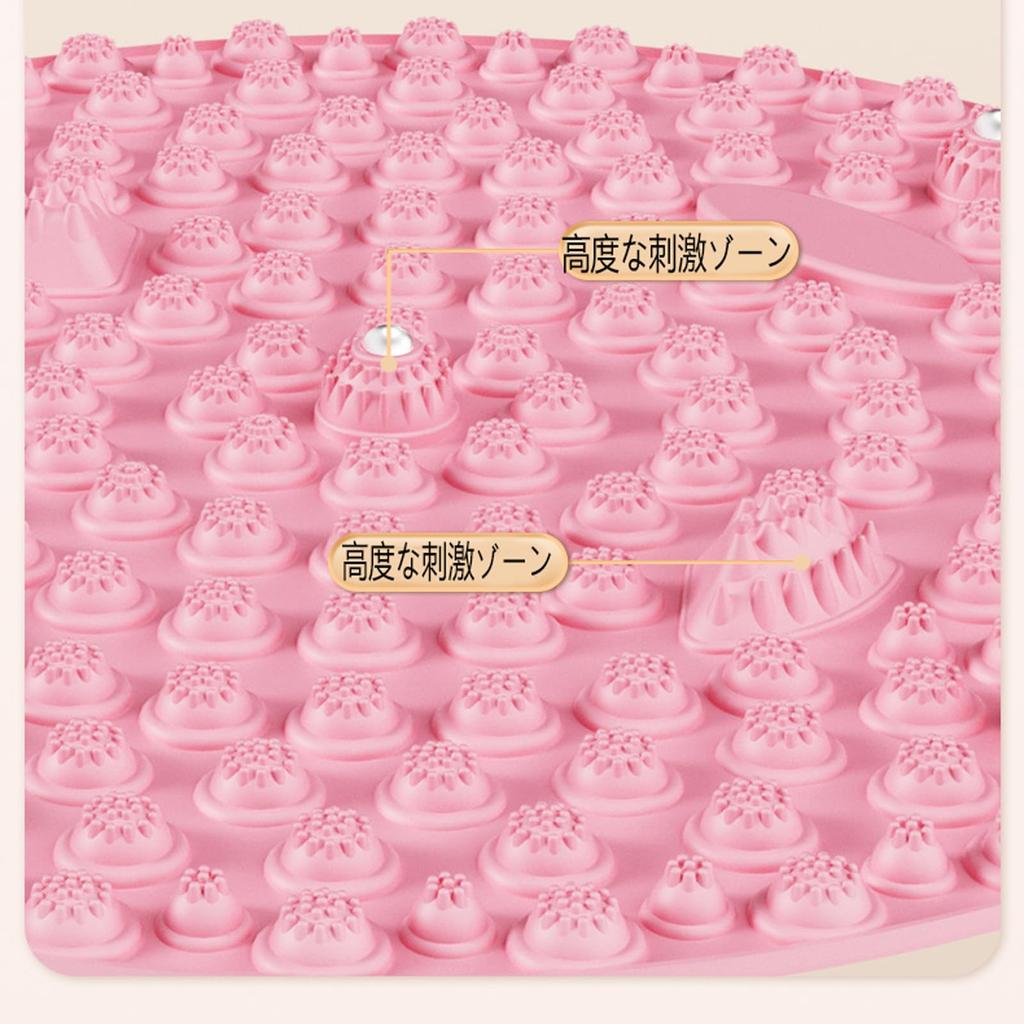 MEREROS Fotreflexologi Massage Fotmassage Fotmassager Trötthetslindring Gångsten Akupressurmatta för Hem Rund Shiatsuplatta Träning Fot