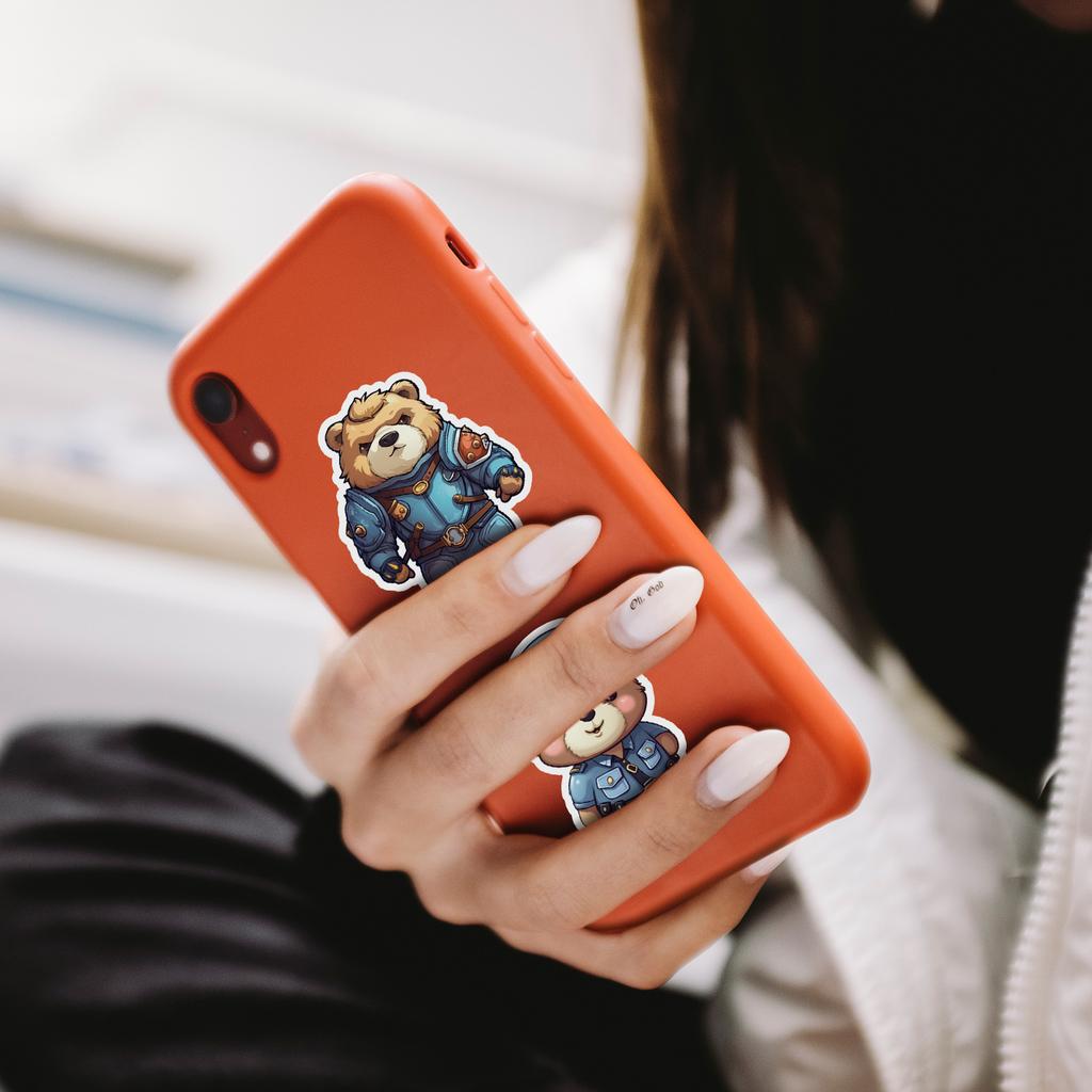 50 Cute Wind Animal Graffiti Stickers Suitcase Guitar Decoration Waterproof Stickers DIY Hand Account Stickers