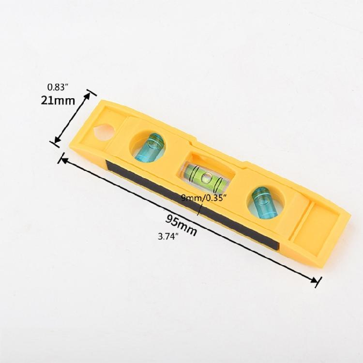Small Torpe do Level Mini Spirit Level Magnetic Boat Level Brick Line Ruler