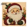Christmas Gift for Craft Lovers Xmas Faux Pearl Painting Kit, 3D Art DIY Winter Scene Set Holiday Project Adults, Festive Home Wall Decor Projects