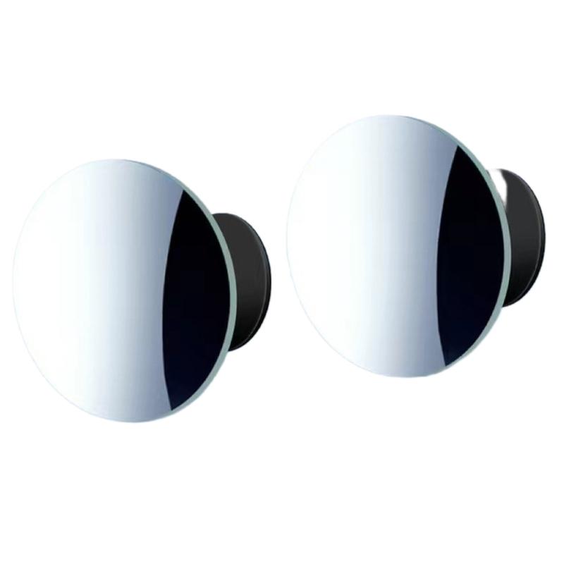 

2pcs Stylish Rearview Mirrors Featuring Heart Shape for Automotive Use Boosting Aesthetics & Reducing Blind Zones