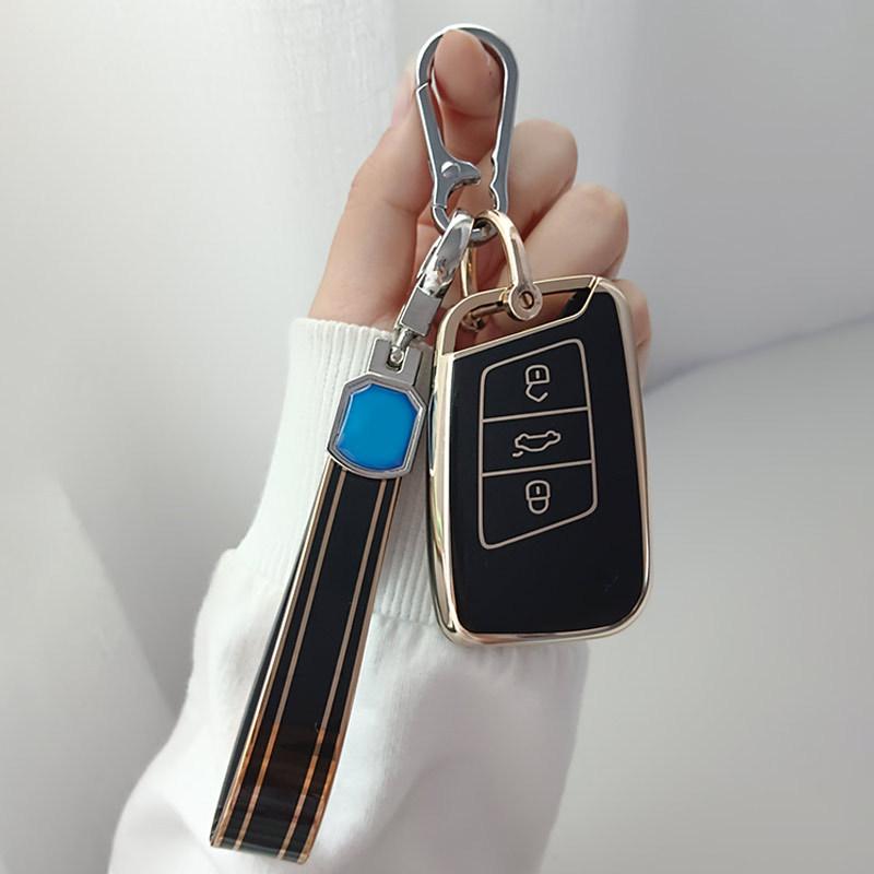 Applicable To Automobile Volkswagen Key Protective Case FAW Tanyue Langyi Golf Tiguan Premium Key Case