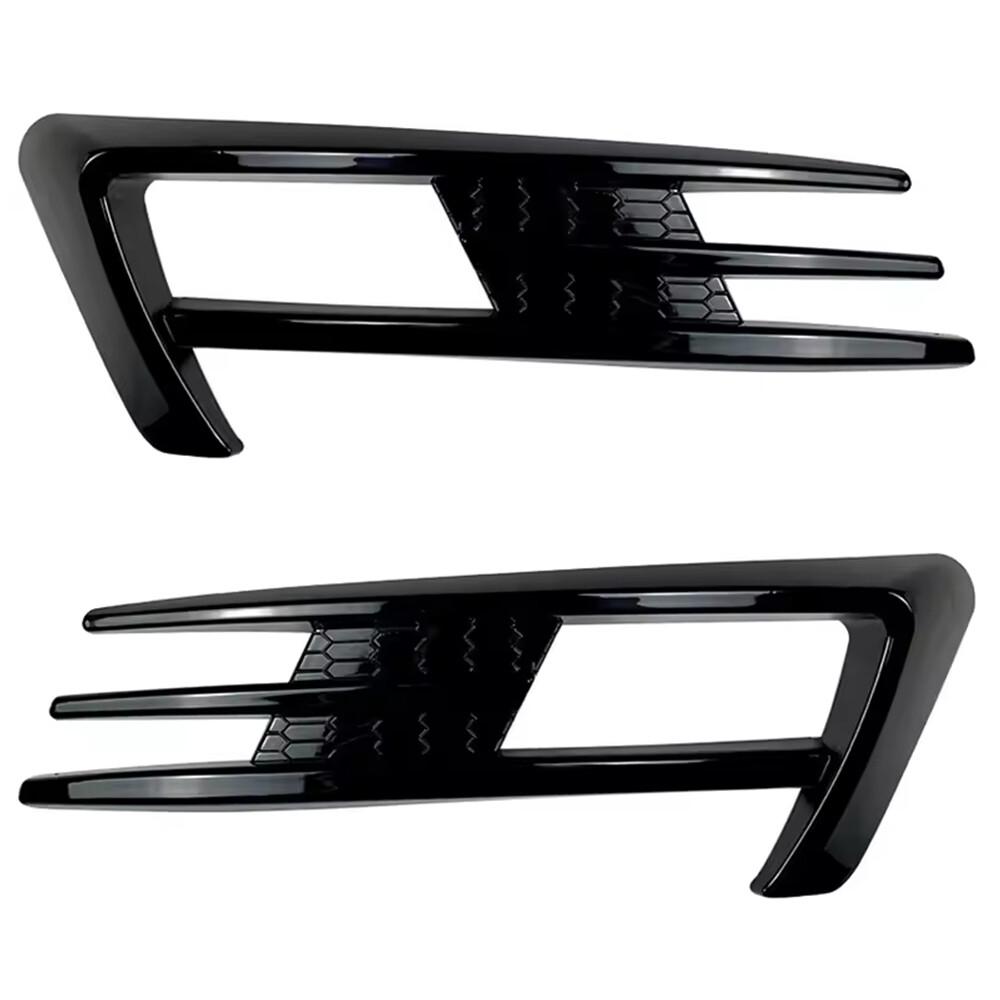 

For VW Golf MK7 2013-2016 Car Sticker Front Bumper Side Vent Spoiler Splitter Canard Fog Light Lamp Cover Carbon Styling Black Gloss Black