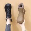 New Style Snow Boots Fleece and Thickened Cotton Shoes Waterproof and Anti-slip Women's Ankle Boots