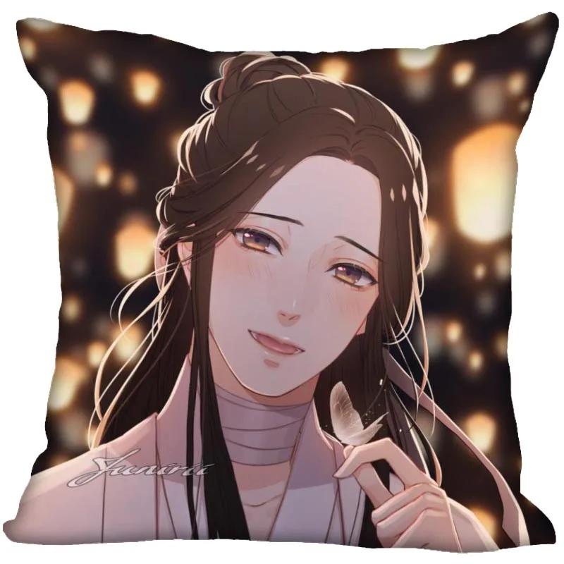 New Arrival Tian Guan Ci Fu Pillow Cover Bedroom Home Wedding Decorative Pillowcase Square Zipper Pillow Cases Soft No Fade 0913