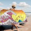 T-Takashis M-Murakamis Cartoon Bath Towel Microfiber Soft Water Absorbing Breathable For Girl Kids Decorative Beach Towel