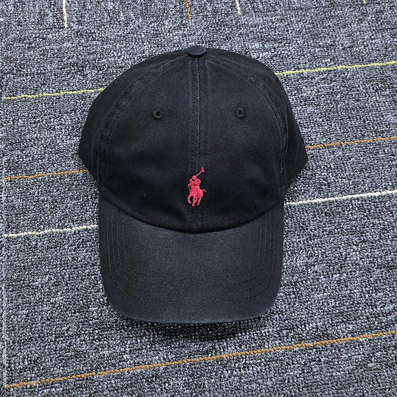 Gorra de Béisbol Polo Ralph Gray RL con Bordado de Logo de Caballo Pequeño - Sombrero de Copa Suave Unisex