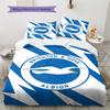 Brighton Pattern Bedding,Quilt Set Quilt Cover Pillowcase Home Birthday Gift (1 * Duvet Cover + 2 * Pillowcase, Without Core)