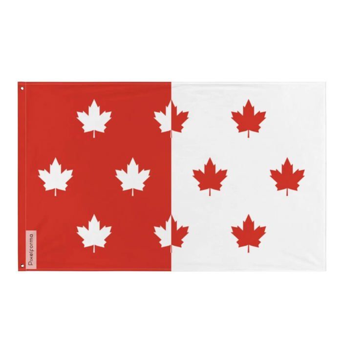 Drapeau - Proposition de national - Canada - 90x150cm - Polyester - Impression recto/verso