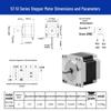 Two-Phase Stepper Motor for Textile Machinery, Screw Machine, Miniature DC High Torque Motor