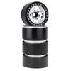 Aluminum Alloy Wheel   Beadlock 2.2in Wheel  S Hub 4pcs Replacement for  4 SCX10 90046  03007   Gen8 1Celsius10 Remote Control Car