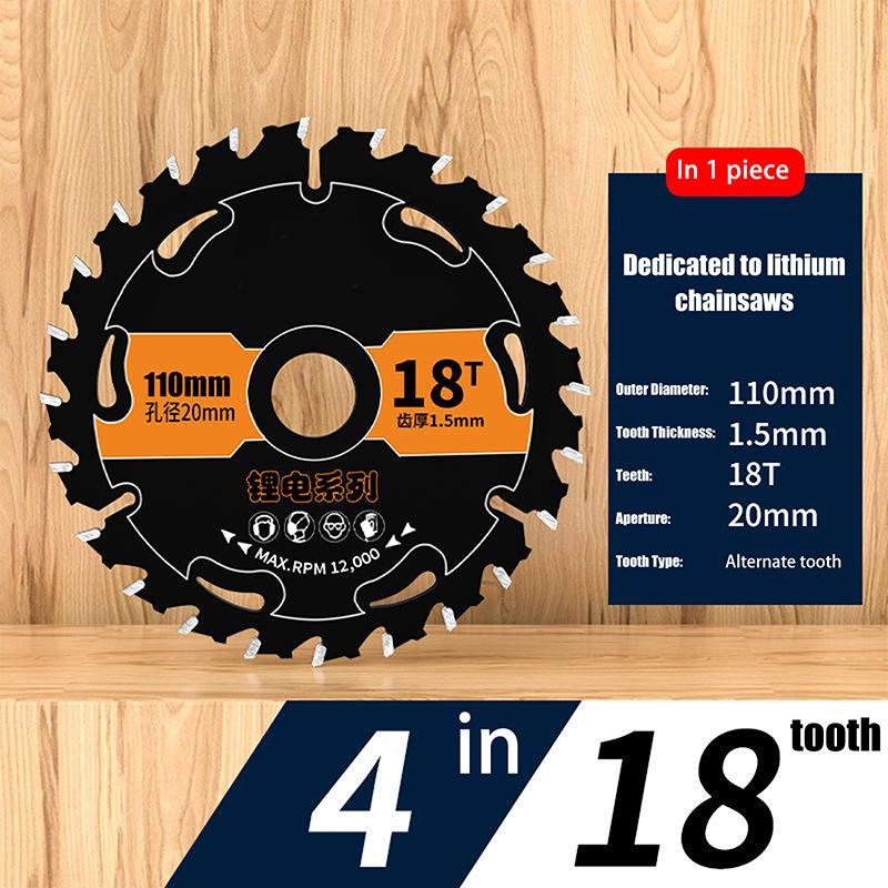Energy Saving Lithium Saw Blades 110/125/140/150/165Mm Circular Saw Blade Wood Cutting Saw Blades Woodworking Grinder Blade