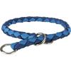Semi-choke Collar - TRIXIE - 30–36 Cm - 12 Mm - Indigo/Royal Blue - Braided Round Strap - Modern Design