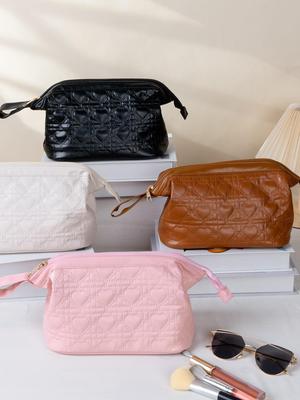 Bolsa de Maquilhagem de Viagem de Luxo de Alta Capacidade