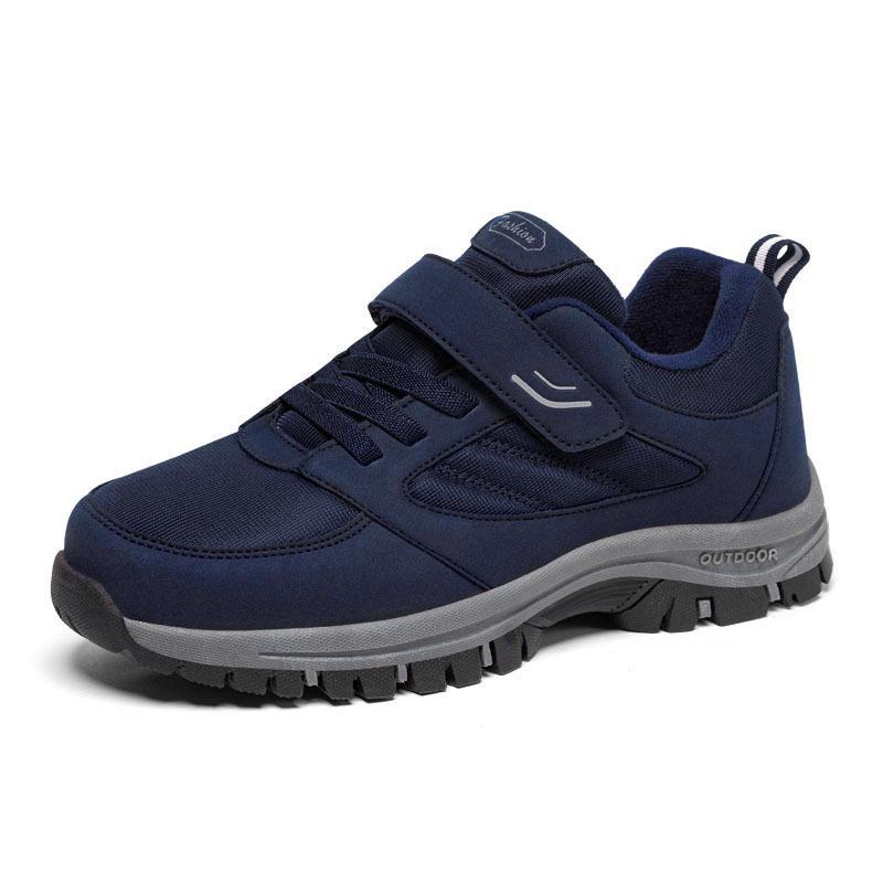 Men's and Women's Elderly Outdoor Walking and Hiking Shoes - Autumn/Winter, Thickened and Widened, Soft Sole