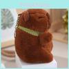 Adorable Brown Capybara Plush Keychain Cute Buddhist Robe Keyring For Girls Gifts