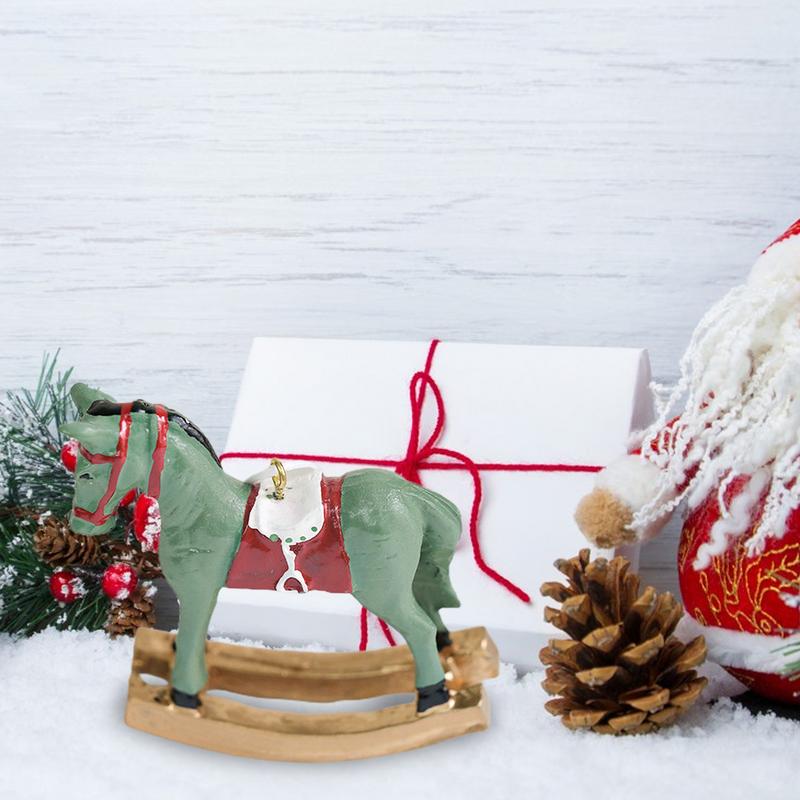 Animal Christmas Ornaments Christmas Tree Decor Cute Horse Christmas Decorations Creative Decorative Ornaments Christmas Pendant