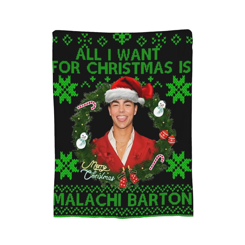 Malachi Barton Throw Blanket for Couch  Fuzzy Soft Plush Blanket 50x60 Inch Multi-size Bedspread for All Seasons