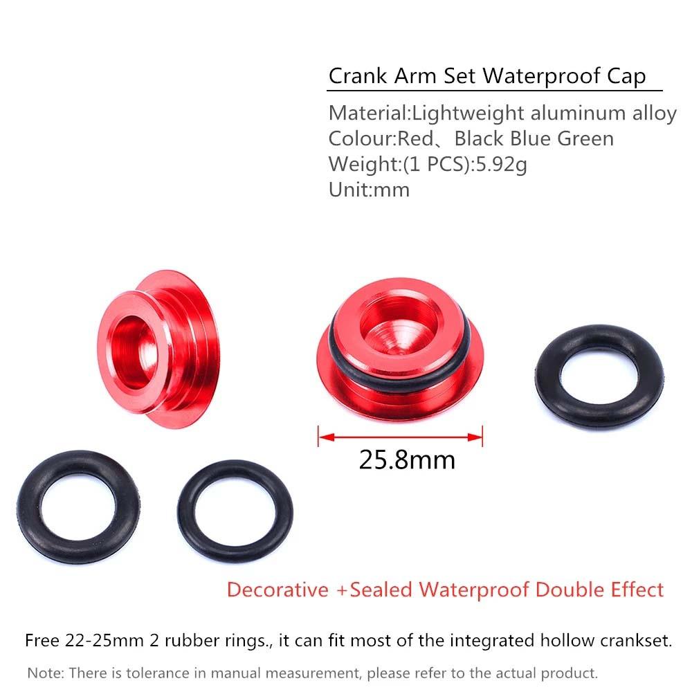 Washer Bottom Bracket Fixing Screw Cover Bike Cranks Cover Crank Arm Set Cap Bicycle Crank Cap