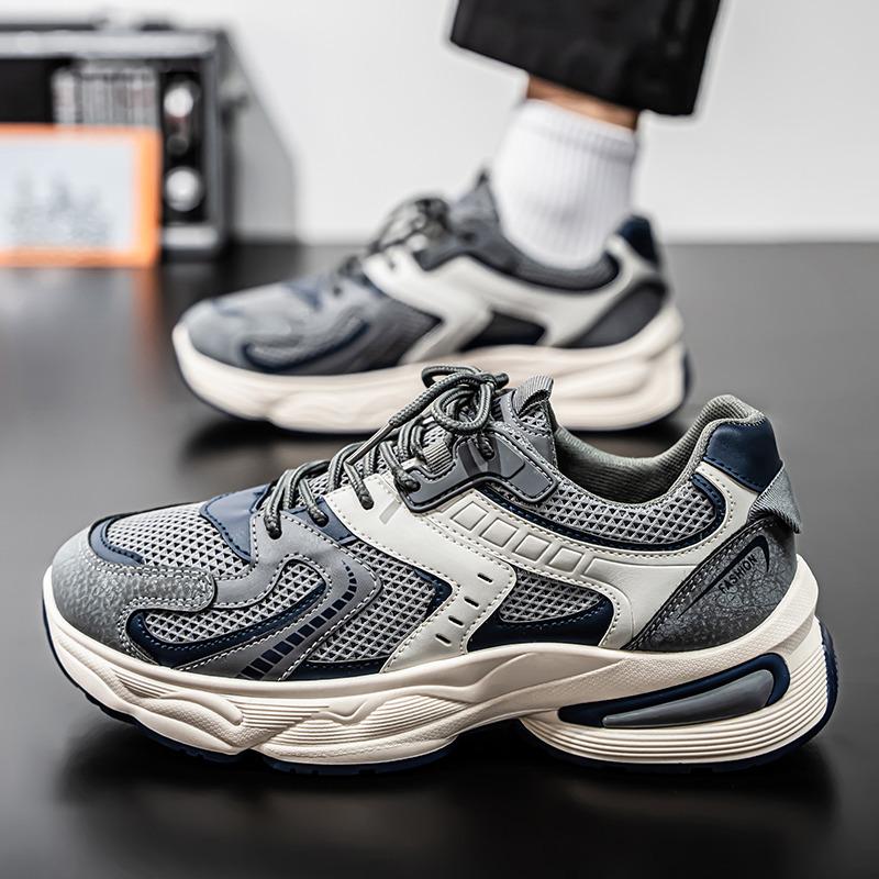 Hot Sale Cheap Summer Sneakers for Men Comfort Platform Men Athletic Shoes Lace-up Casual Sneakers Men Jogging Shoes Trainers