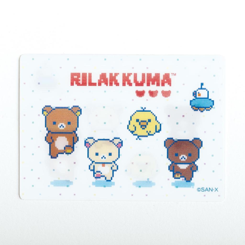 San-X Rilakkuma "Gaming Rilakkuma" Miracle Sticker SE67701 Cute Gaming Decor 80x57mm
