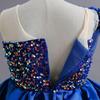 Princess Dress for Girls - Puffy Sequined Birthday, Performance, and Evening Wear
