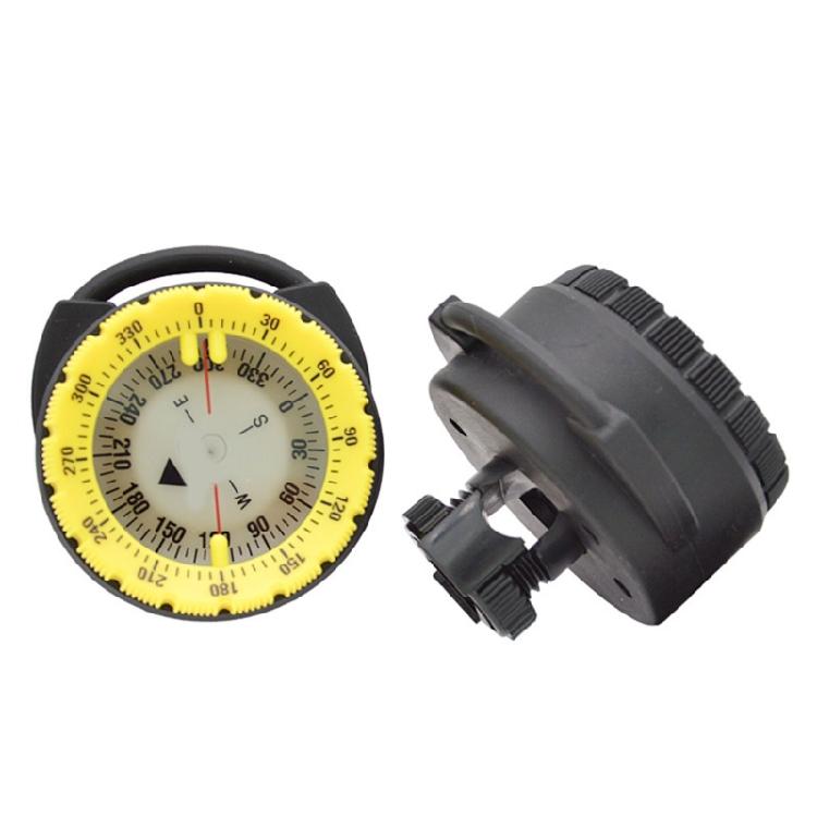 Pipe Clamp Compasses Diving Compasses Outdoor Underwater Glowing Compasses Watertight Water Sport Swimming Compasses