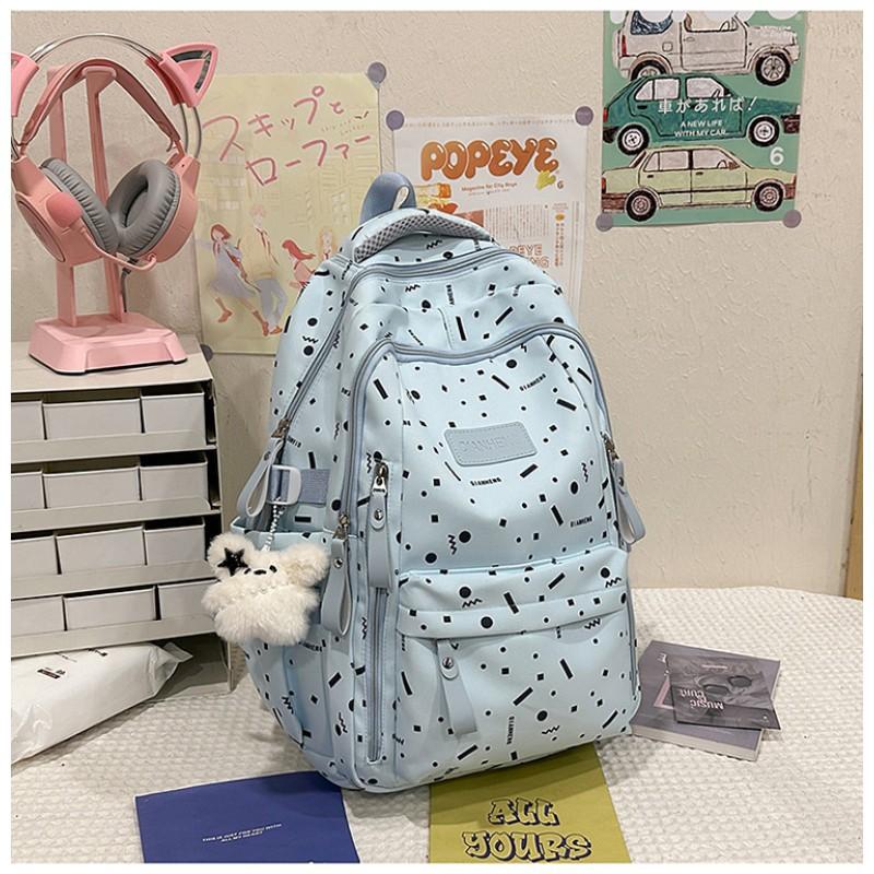 Schoolbag Junior High School Girl Student Face Value Large Capacity Backpack Travel College Female