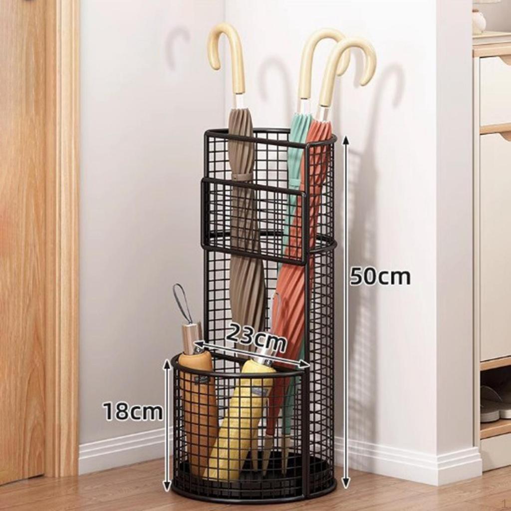 Schirmständer Haltbarkeit Eisen Praktisch Premium Halter Gestell Schirme Organizer für Zuhause