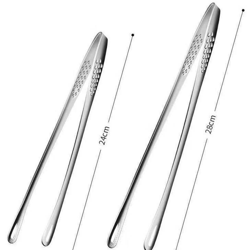 Lantuan 304 Stainless Steel Food Tongs - 8-Piece Set