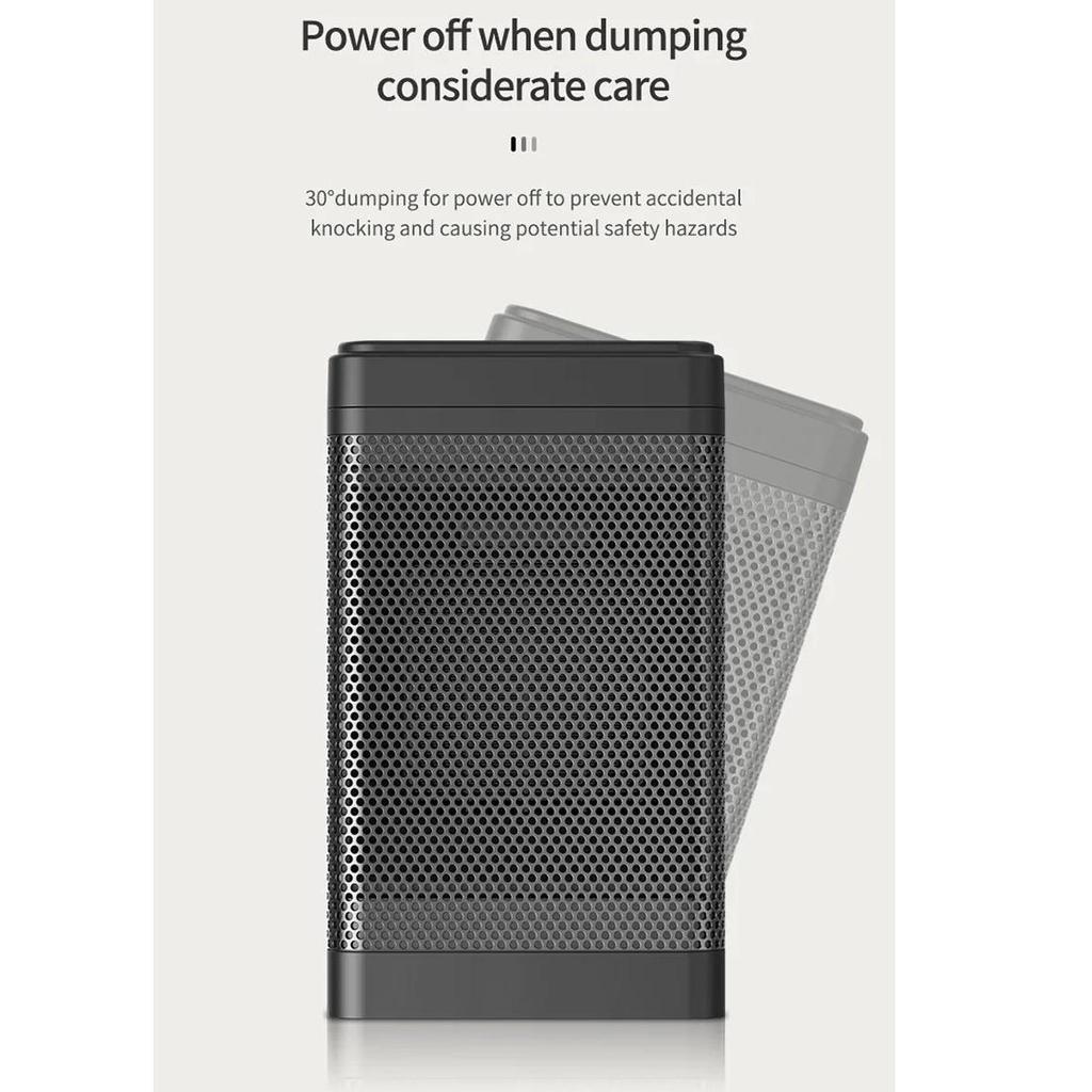 1200W priză UE Ventilator electric portabil PTC Încălzitor baie camera de zi Temperatură constantă fixă scuturare cap telecomandă mașină de încălzit casă