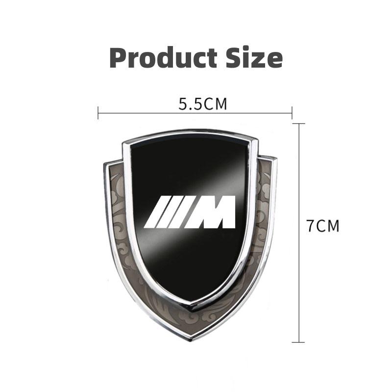 3D Badge Sticker Car Fender logo Rear Trunk Sticker For BMW M Power X1 e84 X3 f25 X5 e53 x6 e71 ix3 i3 320i 330d M4 1 3 5 Series mkhr65