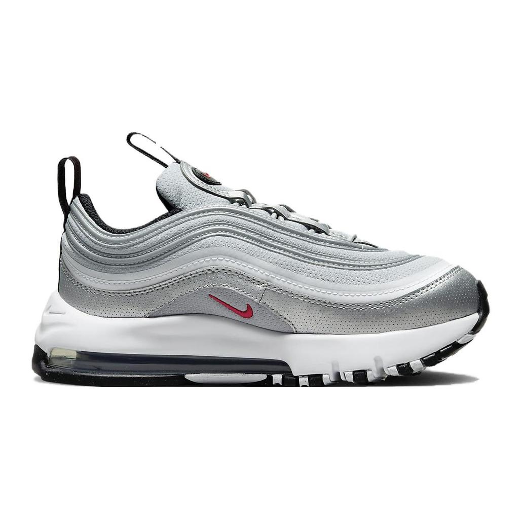 Nike Air Max 97 PS Silver Bullet 2023 Kids Sneakers Metallic-Silver Varsity-Red White FB2963-001