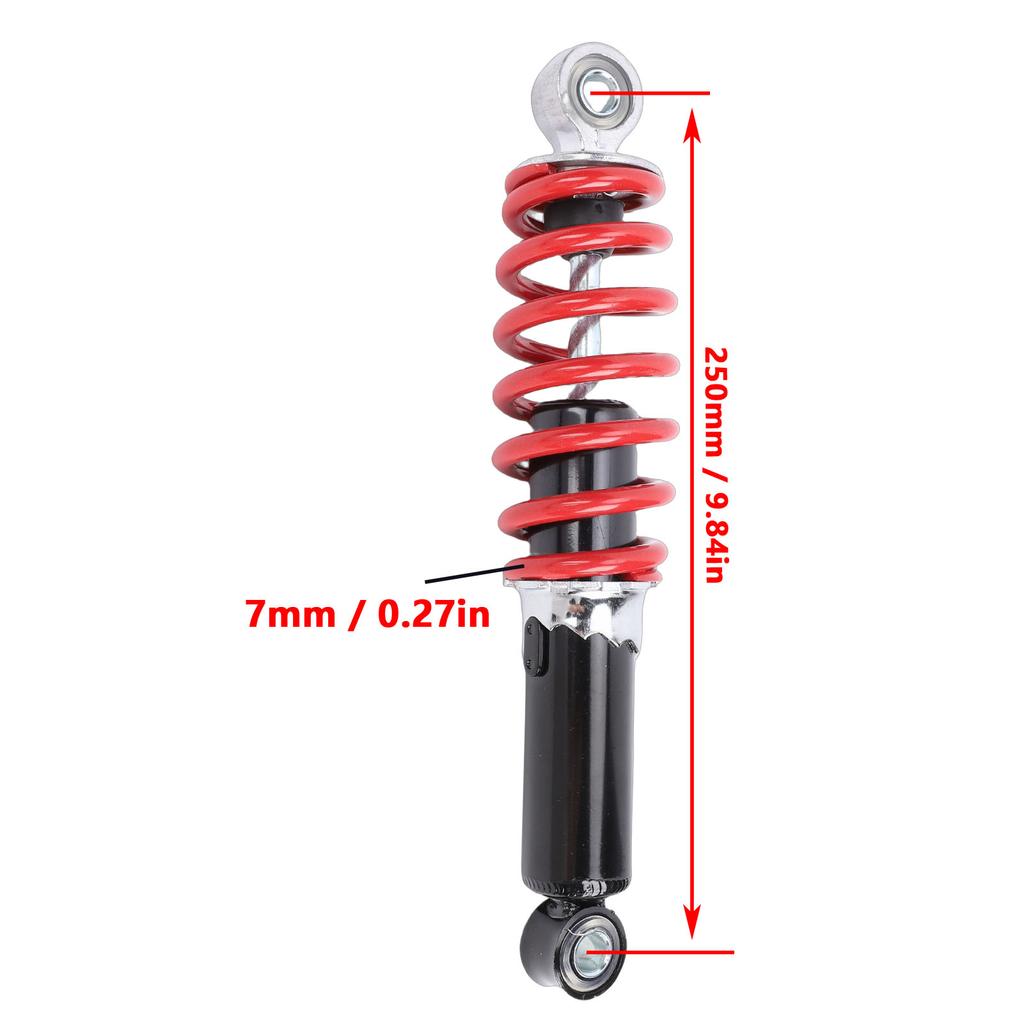 250mm ATV Front Shock Absorber Suspension Spring Shock Replacement for Lifan 110mL 125mL 140mL 200mL 250mL