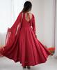Women Anarkali Gown Salwar Suit Salwar Kameez With Dupatta Set Indian Designer Ethnic Wear