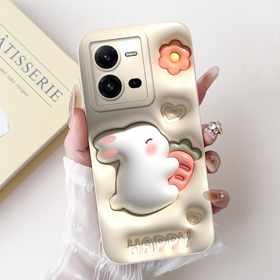 For Vivo V25 5G Case Vivo V25e V2201 V2202 Cute Dog Cartoon Cover Shockproof Phone Case For Vivo V25e V 25 E VivoV25 Soft Fundas