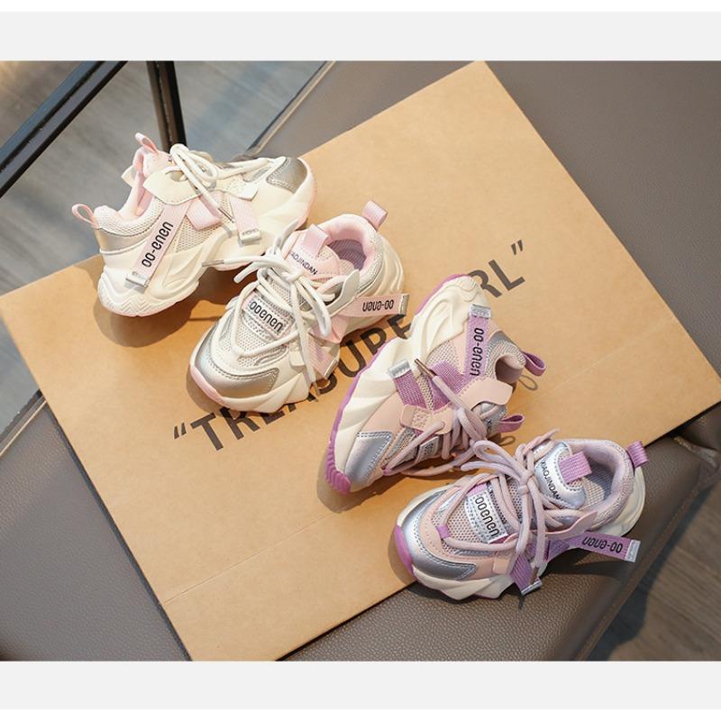 Frühlings-Mesh-Freizeit-Laufschuhe für Mädchen