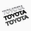 LGPE6 For Toyota 3D emblem stickers front and rear side car logo RAV4  GT86 Corolla Camry Prado Crown REIZ CHR  Avalon Highlander