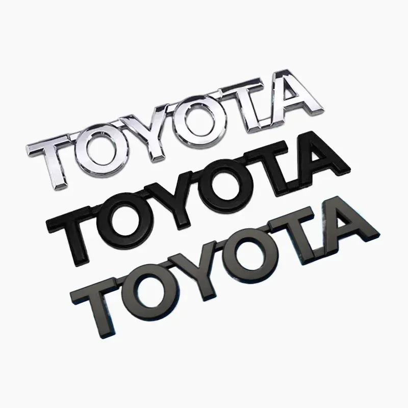 LGPE6 For Toyota 3D emblem stickers front and rear side car logo RAV4 GT86 Corolla Camry Prado Crown REIZ CHR Avalon Highlander