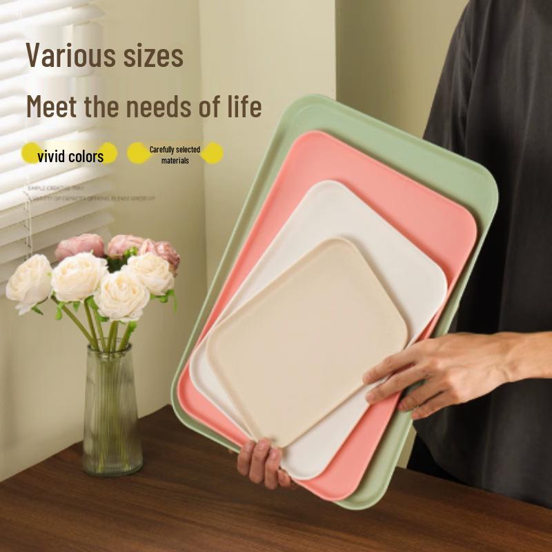 Nordic Rectangular Plastic Serving Tray