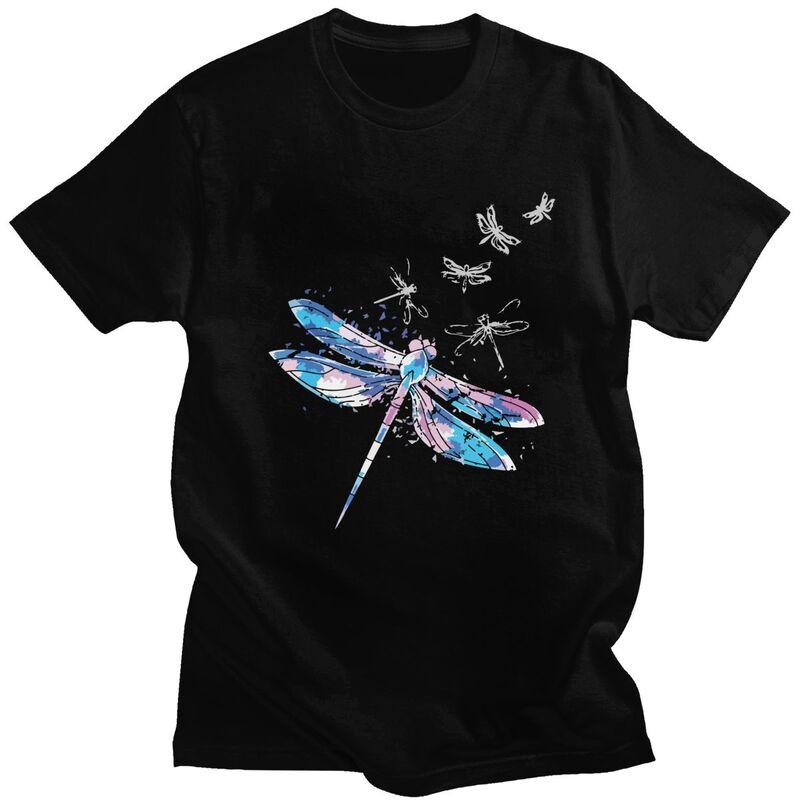 

Custom Wildlife Animal Dragonfly T Shirt for Men 100% Cotton Tshirt Leisure Tee Short Sleeves T-shirts Clothing - Men s Summe... 5XL різнокольоровий