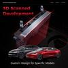 USB Charger Hub for Tesla Model 3 Highland 2024-2026 & Model Y Juniper 2026 Accessories 4-Port Retractable Fast Charging Cables