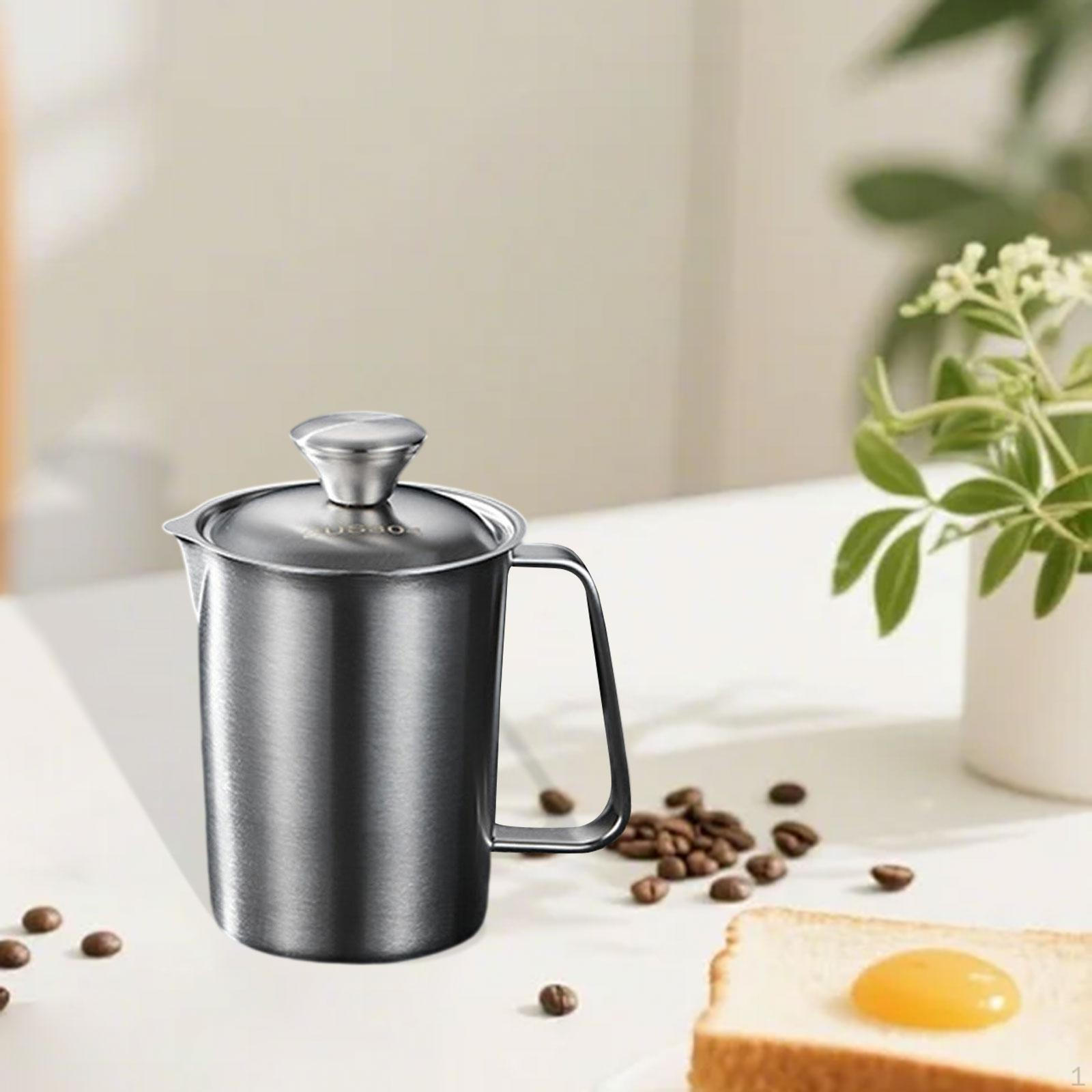 

Stainless Steel Measuring Cup ,Container ,with Handle, with Marking, Jug Milk Frothing Pitcher for 500ml