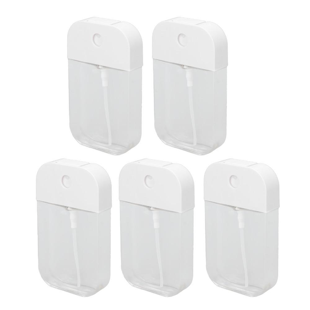 5pcs Clear Plastic Refillable Liquid Container Makeup Remover Vial Travel daily carrying