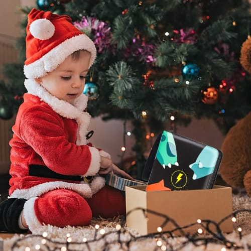 Trading Card File, Card Binder, 4-Pocket Binder, Holds 400 Cards, Popular for Storing Trading Cards and Card Games, Birthday, New Year's, and Christma