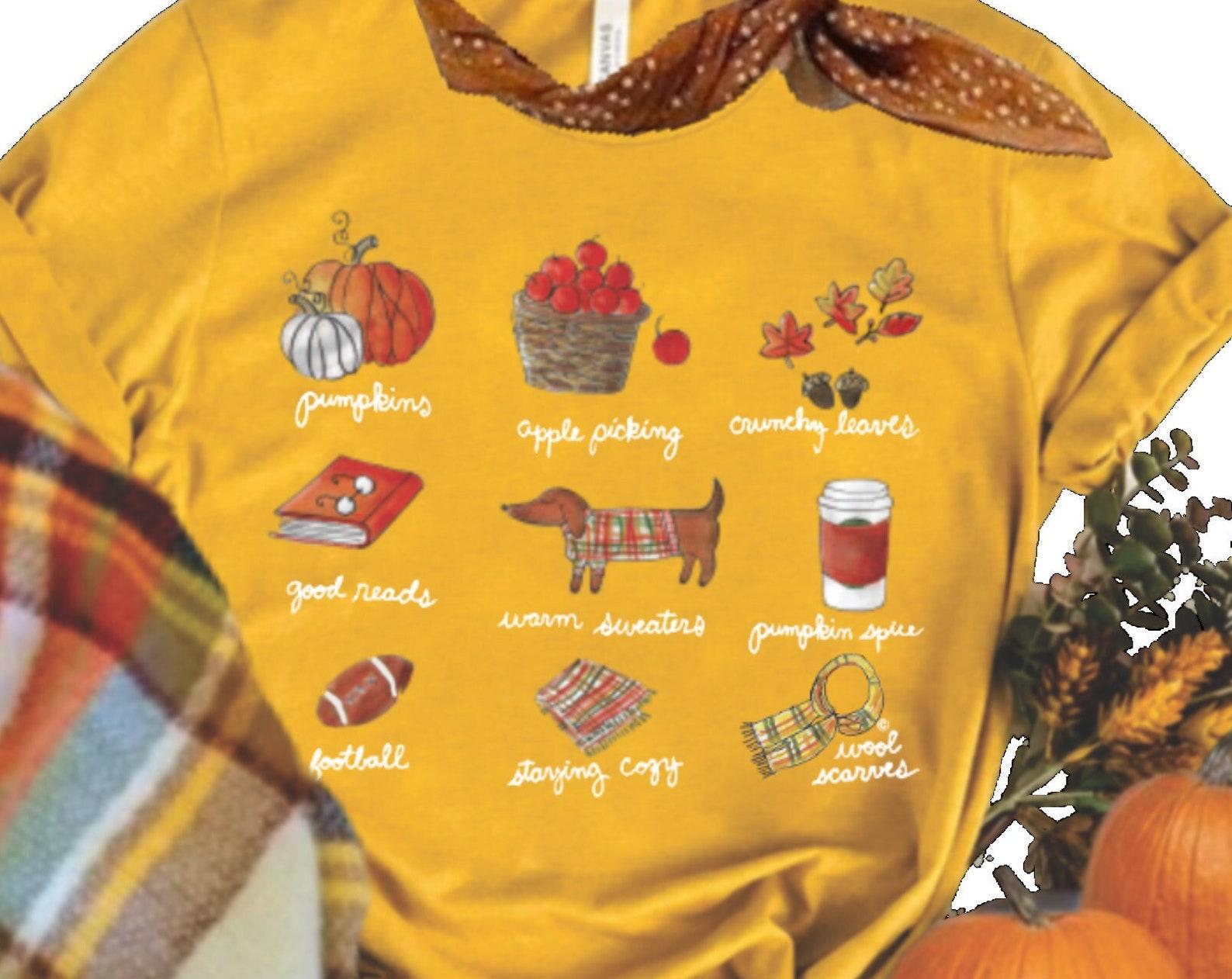 Botanical Fall Leaf T-Shirt: Unisex Cotton Gardener Gift 4XL